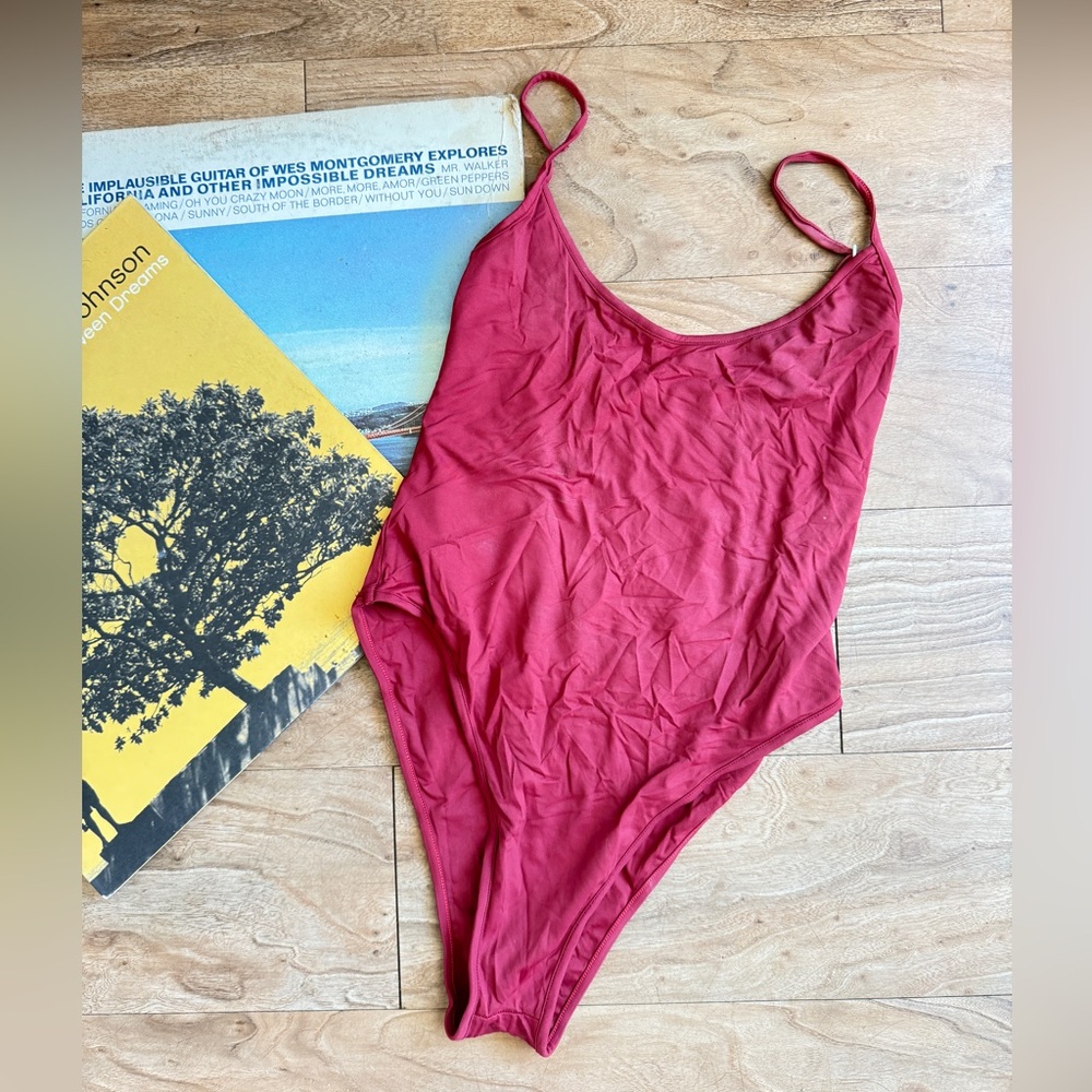 NEW Red One-Piece Swimsuit TOAST STONE FOX SWIM